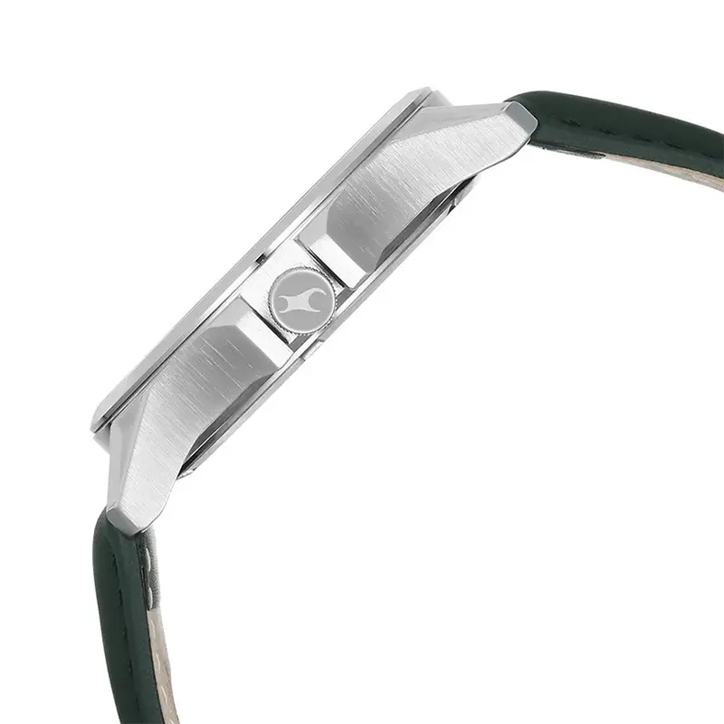 Fastrack Groove Date Dark Grey Dial Men's Watch- 3323SL01